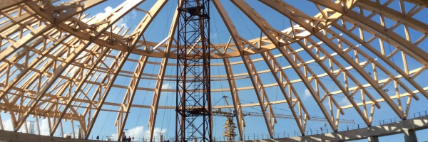 Большепролетные клееные деревянные конструкции