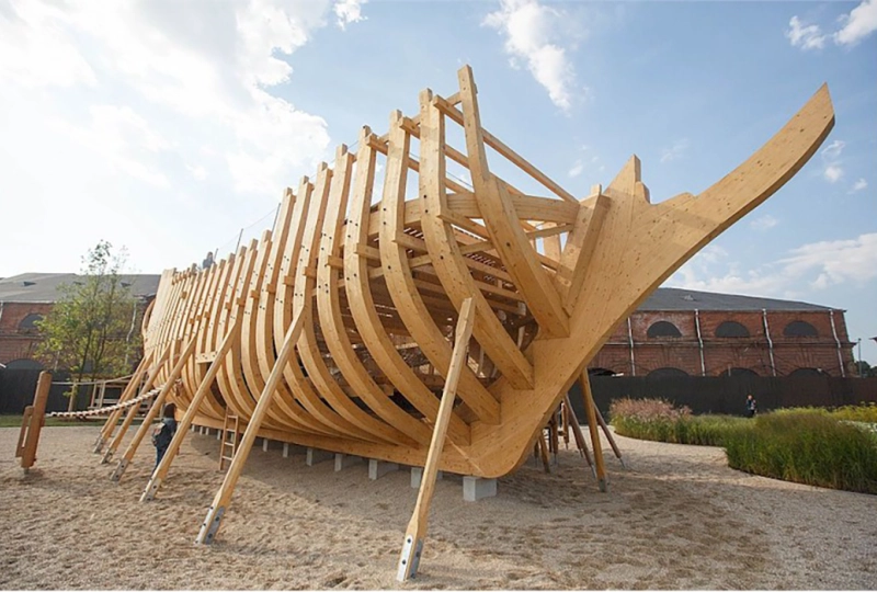 Фрегат «Петр и Павел» в Санкт-Петербурге