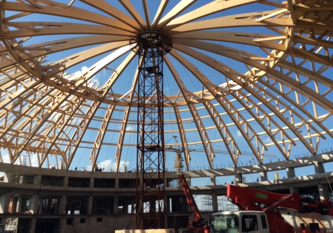 Большепролетные клееные деревянные конструкции